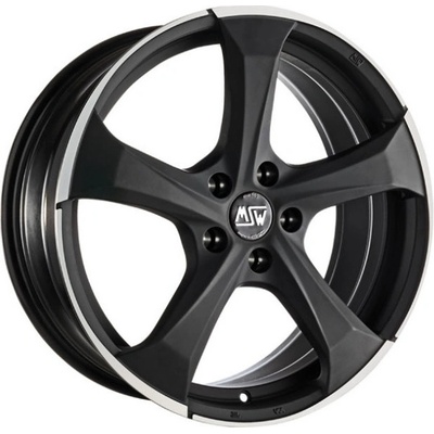 MSW 47 8x19 5x112 ET21 matt dark titan polished