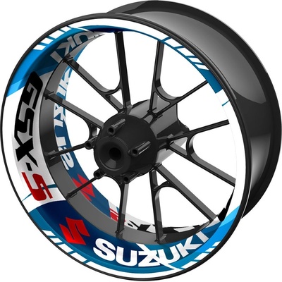 SEFIS jednodílné polepy na kola SUZUKI GSX-S