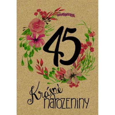 Baloušek BeBechy - přání 45, A6, kraftový papír