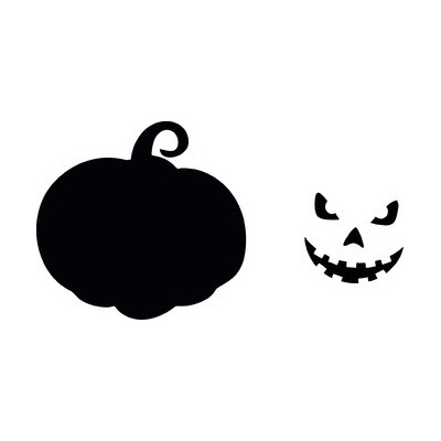 Artemiss Tekvica s tvárou plastová šablóna C 15 cm x 15 cm