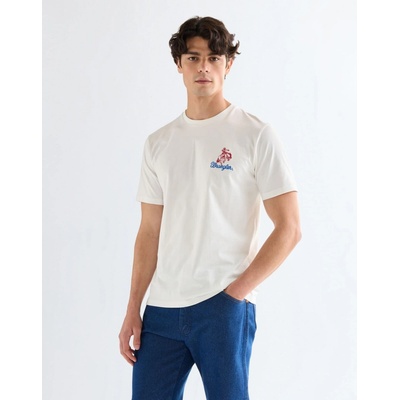 Wrangler pánské triko 112377987 Krémová