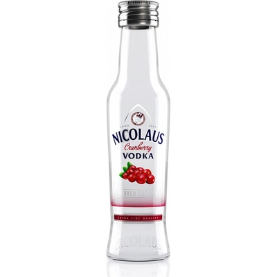 Nicolaus Cranberry Vodka 38% 0,2 l (čistá fľaša)