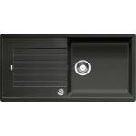 BLANCO Zia XL 6 - Мивка от Silgranit, 100x50 см, с регулиране на оттока, черна 526023 (526023) Мивка за вграждане