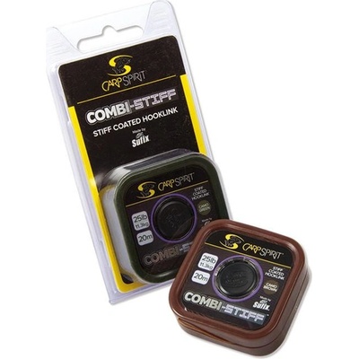 Carp Spirit Šnúra Combi Stiff Coated Braid Camo Green 20m 15lb