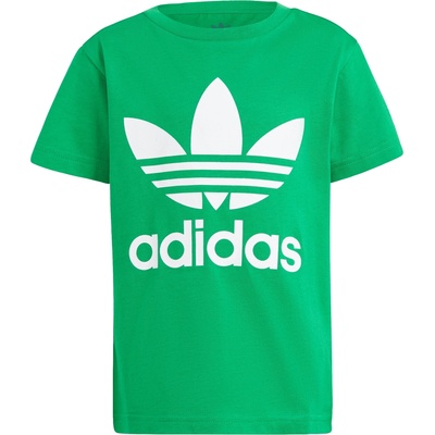 Adidas Тениска 'Adicolor Trefoil' зелено, размер 110