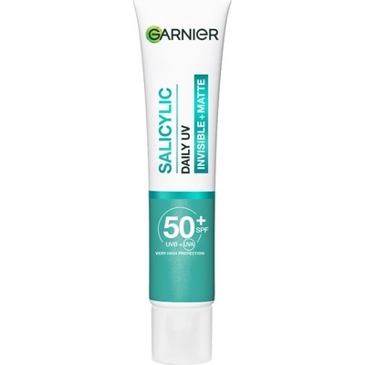 Garnier Pure Active BHA + Niacinamide Daily UV Anti-Imperfection Fluid SPF50+ pleťový fluid proti nedokonalostem 40 ml unisex