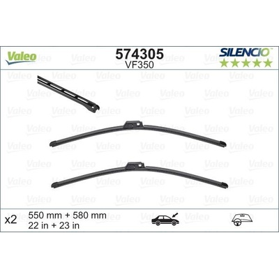 Valeo Silencio X-TRM 580+550 mm VA 574305