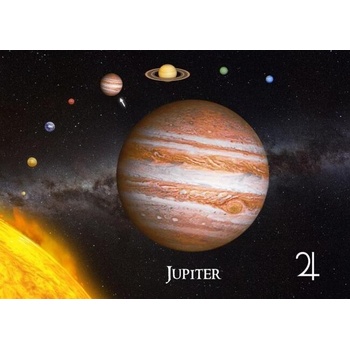 3D pohlednice Jupiter