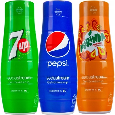 SodaStream Pepsi, Mirinda, 7up 3 x 440 ml