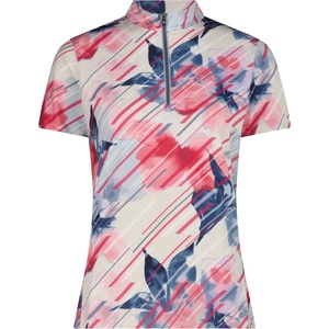 CMP Дамска фланелка с къс ръкав за колоездене CMP Women's T-Shirt Free Bike AOP Cycling jersey - Magenta / Space - размер 34 (EU) (156-2806-0211)