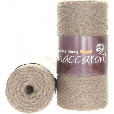 Maccaroni Abigail 3 mm béžová