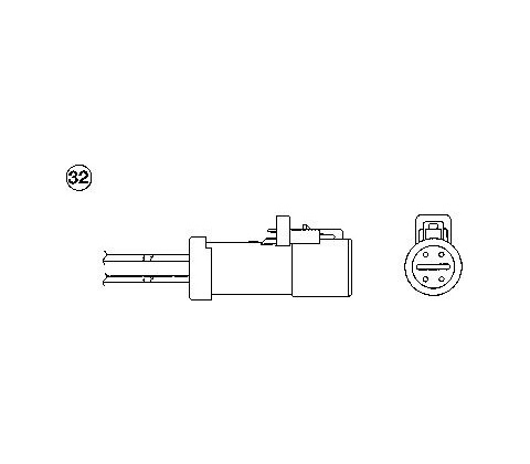 Lambda sonda NGK OZA341-SZ2