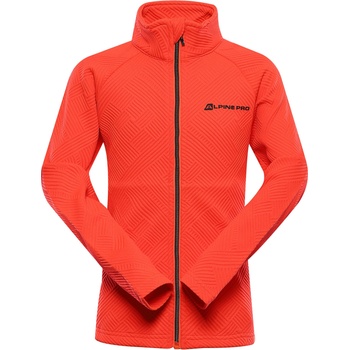 Alpine Pro Детски спортен суитшърт ALPINE PRO DOZERO 2 неоново червено ALPINE PRO | Cherven Oranzhev | Момчешки | 116/122