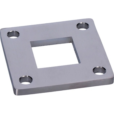 Kotviaca platňa 92 x 92 mm, otvor 40,2 x 40,2 mm, AISI 304