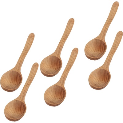 ČistéDřevo Dřevěná lžíce 21cm 6 ks