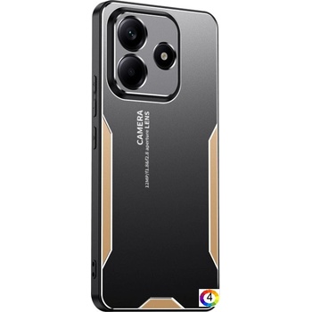 Xiaomi Redmi Note 14 5G TPU Hybrid Metal Удароустойчив Калъф и Протектор