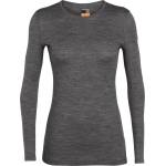 Icebreaker Дамско мериносово термобельо Icebreaker Women's 200 Oasis L/S Crewe Merino base layer - Gritstone Heather / 013 (115-0922-3714)