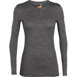 Icebreaker Дамско мериносово термобельо Icebreaker Women's 200 Oasis L/S Crewe Merino base layer - Gritstone Heather / 013 (115-0922-3714)