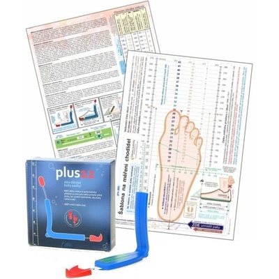 Měřidlo plus 12. Měření nohou.