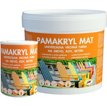 Pam Pamakryl Mat 0,4 kg hnedý
