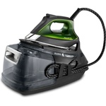 Rowenta Silence Steam Pro Steam Iron Station, 2800 W, continuous steam output 150 g/min, extra steam boost 620 g/min, Eco function, 1300 ml removable water tank, Black/Green, DG9248 - DG9248F0 (DG9248F0) Ютии