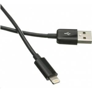 C-TECH Cable USB C-Tech USB-A - Lightning 1 m Black (CB-APL-10B)