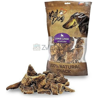 KidDog Sušené jahňacie pľúca 2 4cm 300 g