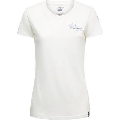 La Sportiva Дамска тениска La sportiva Women's Climb Flower T-Shirt - Chalk / Limestone (916-3496-0413)