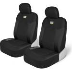 CAT Caterpillar MeshFlex Car Seat Covers for Cars - and SUVs (2-piece set) - Black Car seat covers for front seats - CASC-2284-BK (CASC-2284-BK)