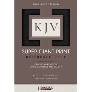 KJV Super Giant Print Bible | Hendrickson Bibles (ISBN: 9781619709690)