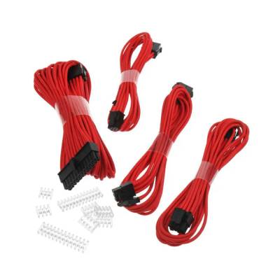 Extension Cables Combo Red Комплект оплетени кабели (PHANTEKS-ACC-ZUAD-753)