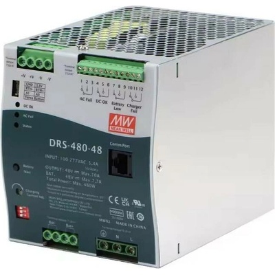MEAN WELL DRS-240-48 průmyslový napájecí zdroj 48V 5A na DIN lištu; DRS-240-48