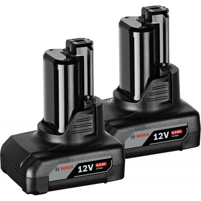 Bosch 2x GBA 12V 6.0 Ah 1.600.A00.X7M