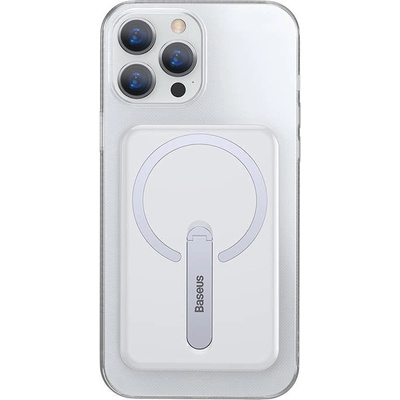 Baseus Магнитен кейс за безжично зареждане със стойка за iPhone 13 Pro Baseus Crystal (ARCX000102)