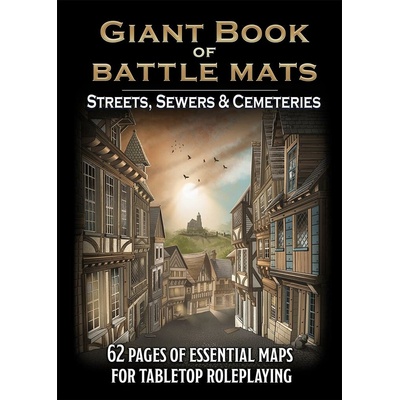 Loke Battle Mats Giant Book of Battle Mats - Streets, Sewers & Cemeteries