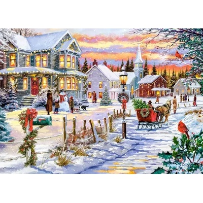 Castorland - Puzzle Christmas Tree is Coming - 180 piese
