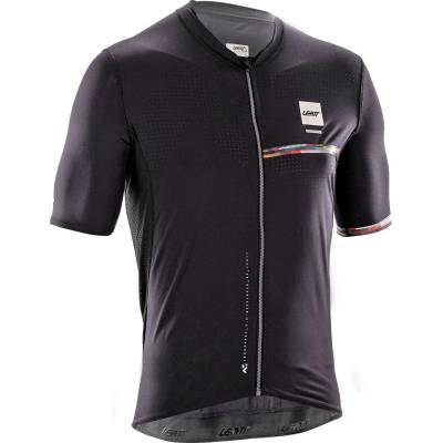 Leatt Мъжка фланелка с дълъг ръкав за колоездене Leatt MTB Endurance 5.0 Jersey Cargo Cycling jersey - Black - размер XL (056-4114-0114)