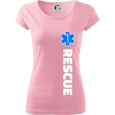 Rescue pre záchranárov Pure dámske tričko Ružová