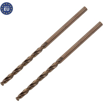 GROSS Свредло за метал, спирално, 2, 5 мм, HSS-Co, 2 бр. // Gross 72304 (72304)