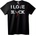 NOONEBRAND Тениска Обичам черепа - 7XL, White