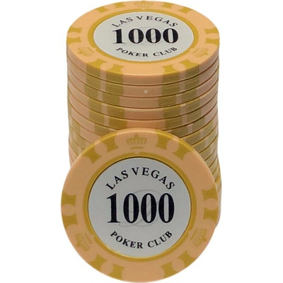 Las Vegas Kusóvý žetón na poker Pokerclub 1000