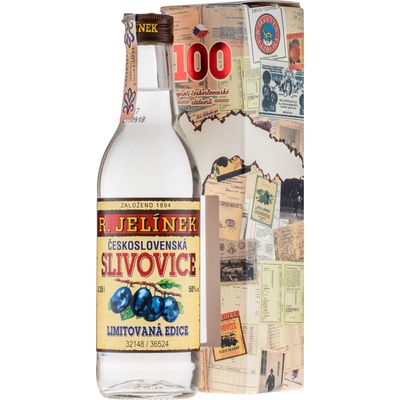 Rudolf Jelínek Československá Slivovica 50% 0,35 l (kartón)