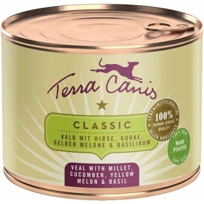Terra Canis Veal with millet cucumber yellow melon & basil 200 g