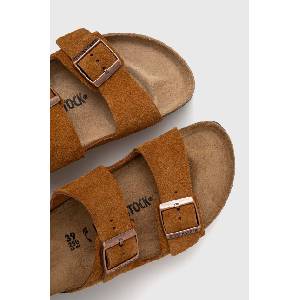 Birkenstock Велурени чехли Arizona (1027162)