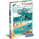 Clementoni - Puzzle 2x60 Life at Sea - 40 - 99 piese