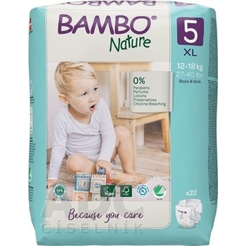Bambo NATURE 5 12 – 18 kg 22 ks