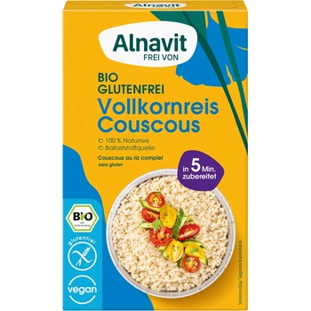 Alnavit Био пълнозърнест ориз кус-кус - 300 г