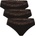 Tommy Hilfiger Комплект от три - дамски бикини Tommy Hilfiger черни Tommy Hilfiger | Cheren | ЖЕНИ | XS