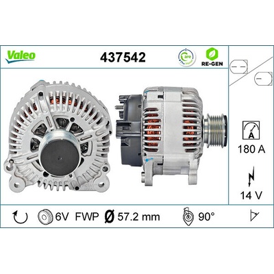 Alternátor VALEO 437542