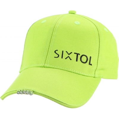 Sixtol Šiltovka s LED svetlom B-CAP 25lm, USB, uni, fluorescenčne zelená